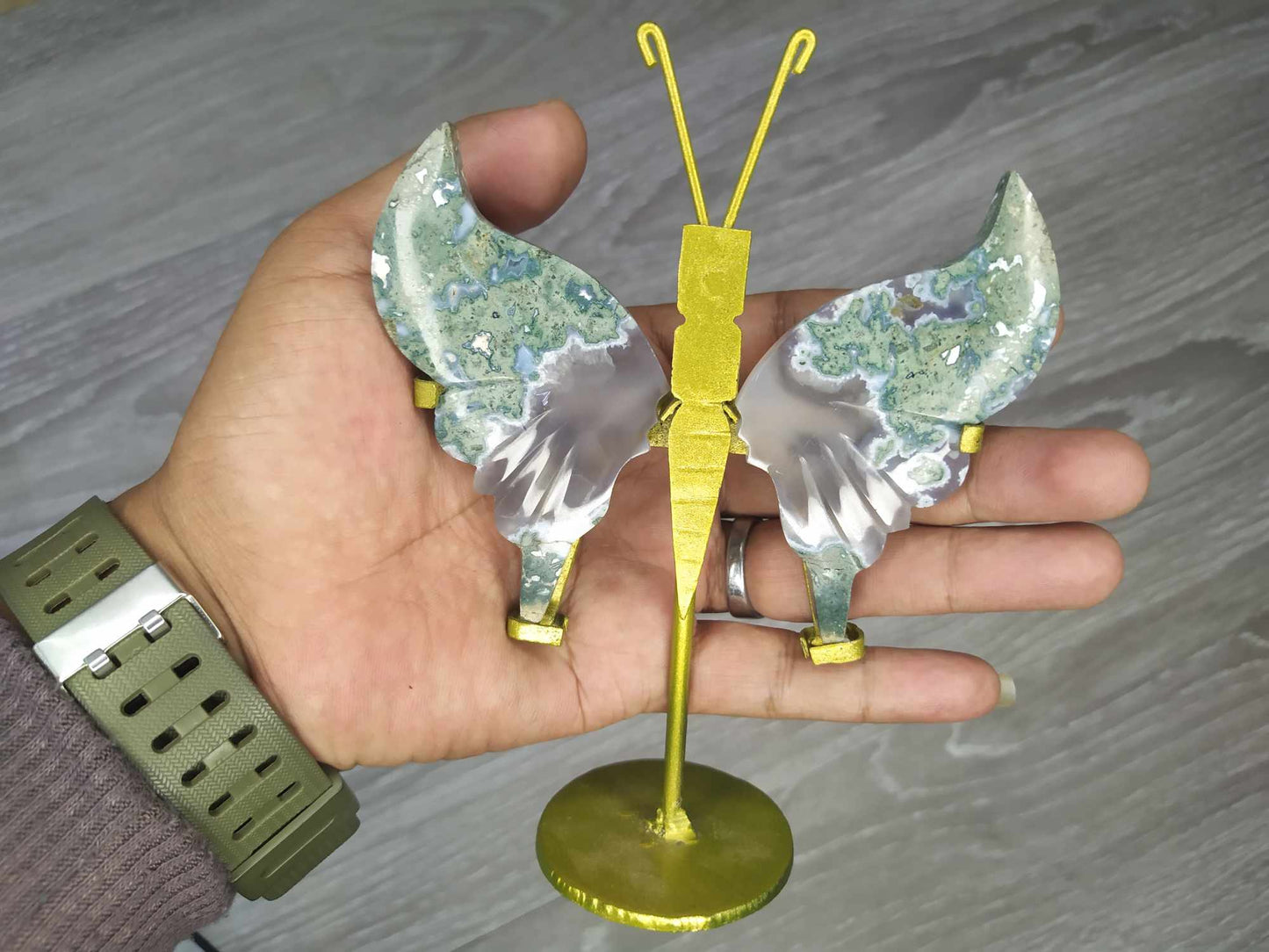 Moss Agate Butterfly 🦋 31%off