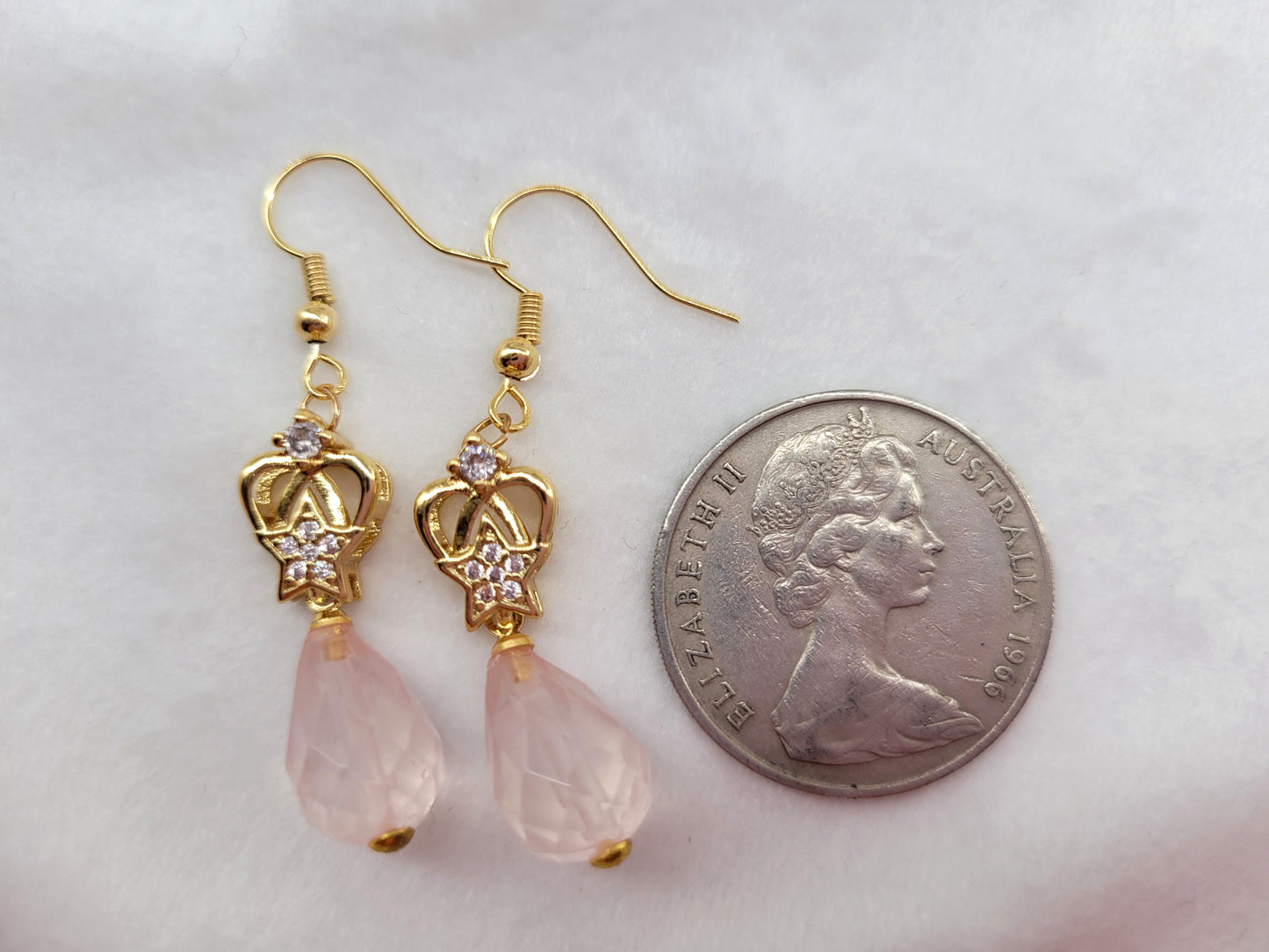 Rose Quartz Earrings