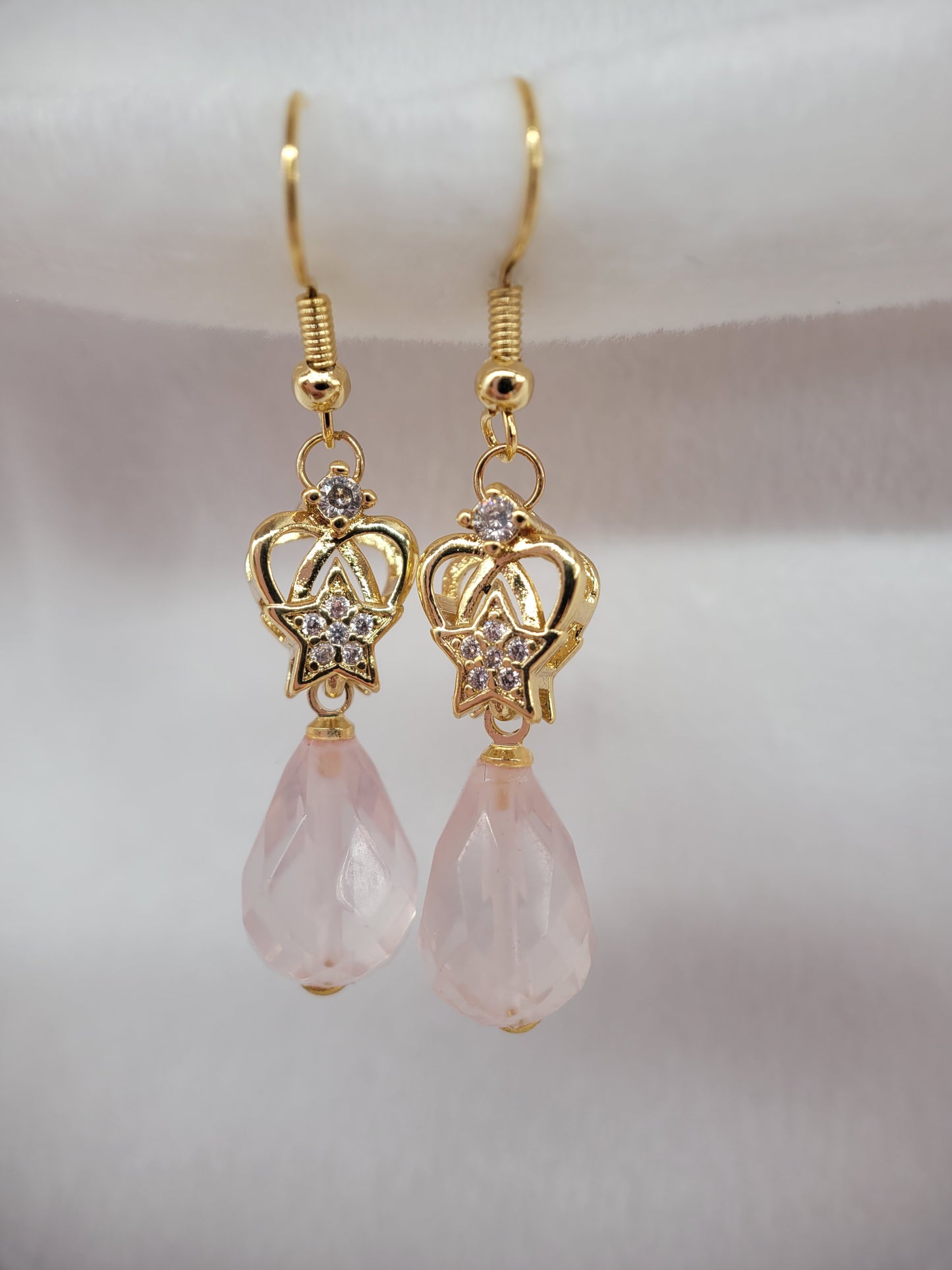 Rose Quartz Earrings