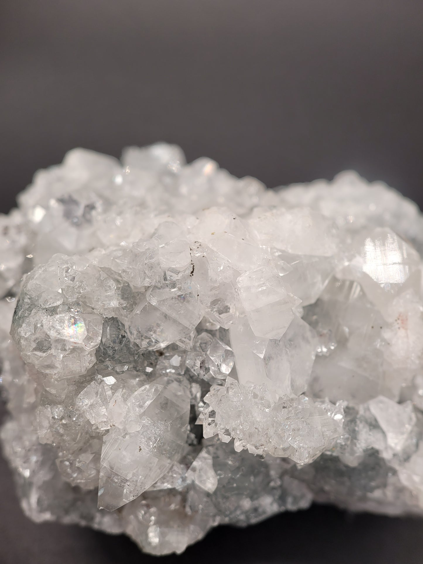 Clear Apophyllite Cluster