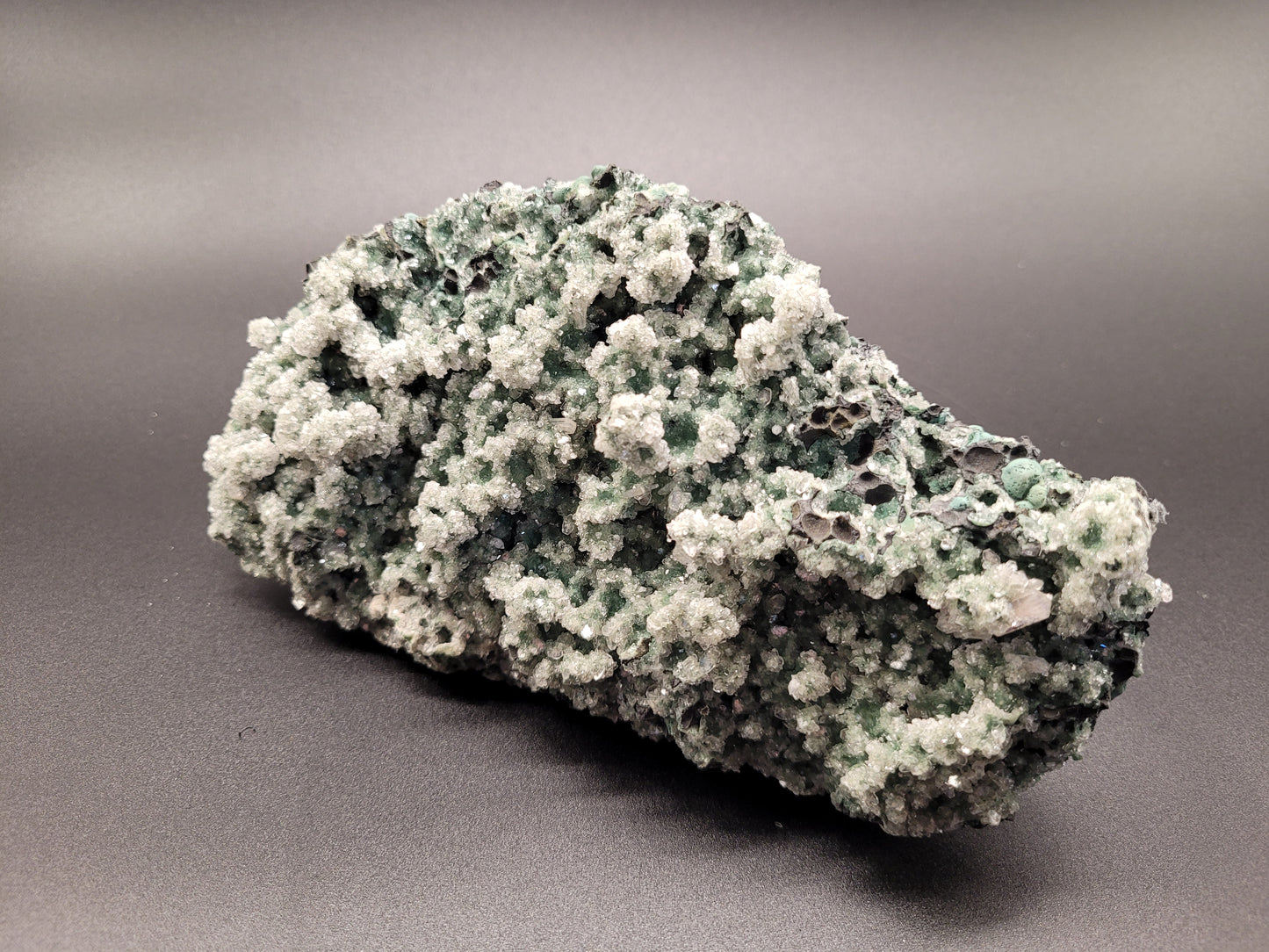 Green Apophyllite Cluster RARE FIND