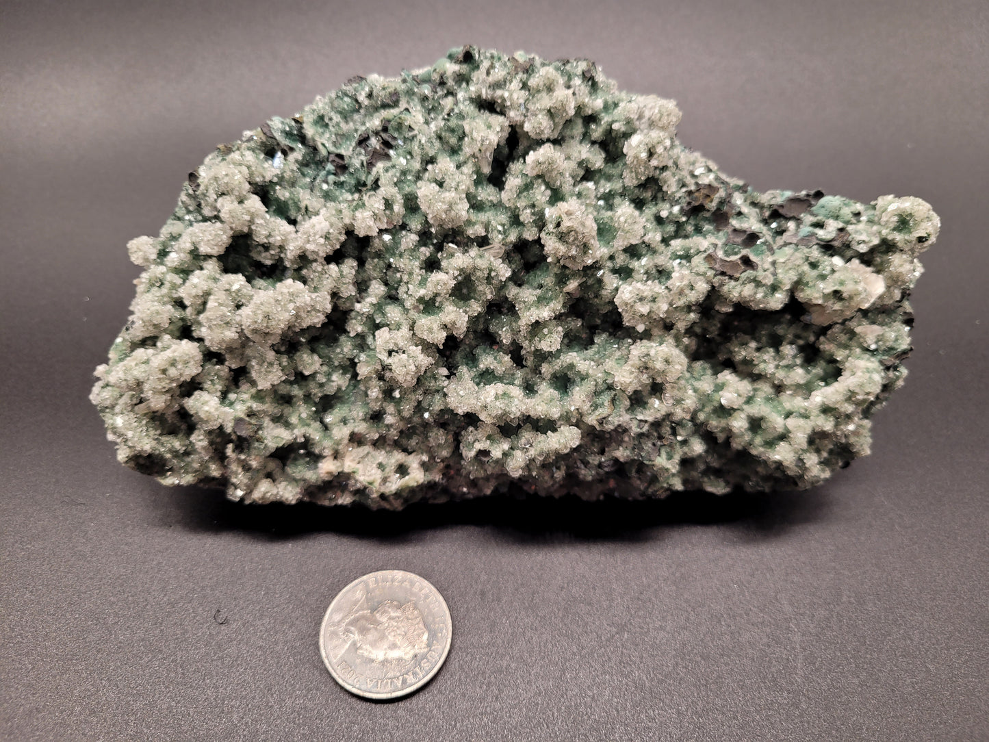 Green Apophyllite Cluster RARE FIND