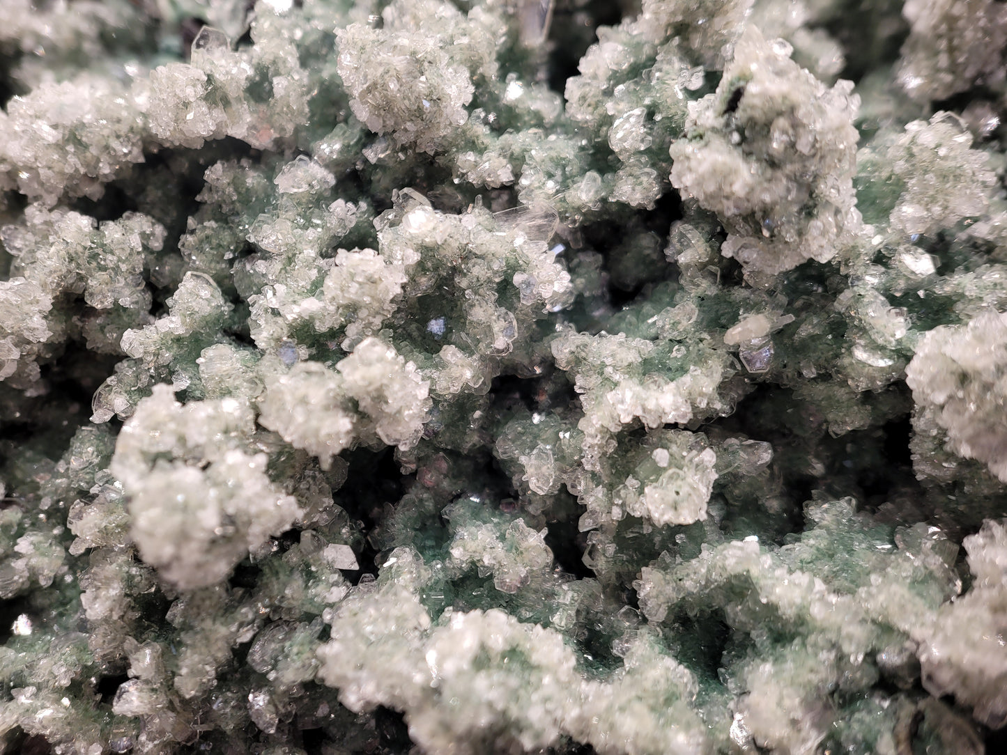 Green Apophyllite Cluster RARE FIND