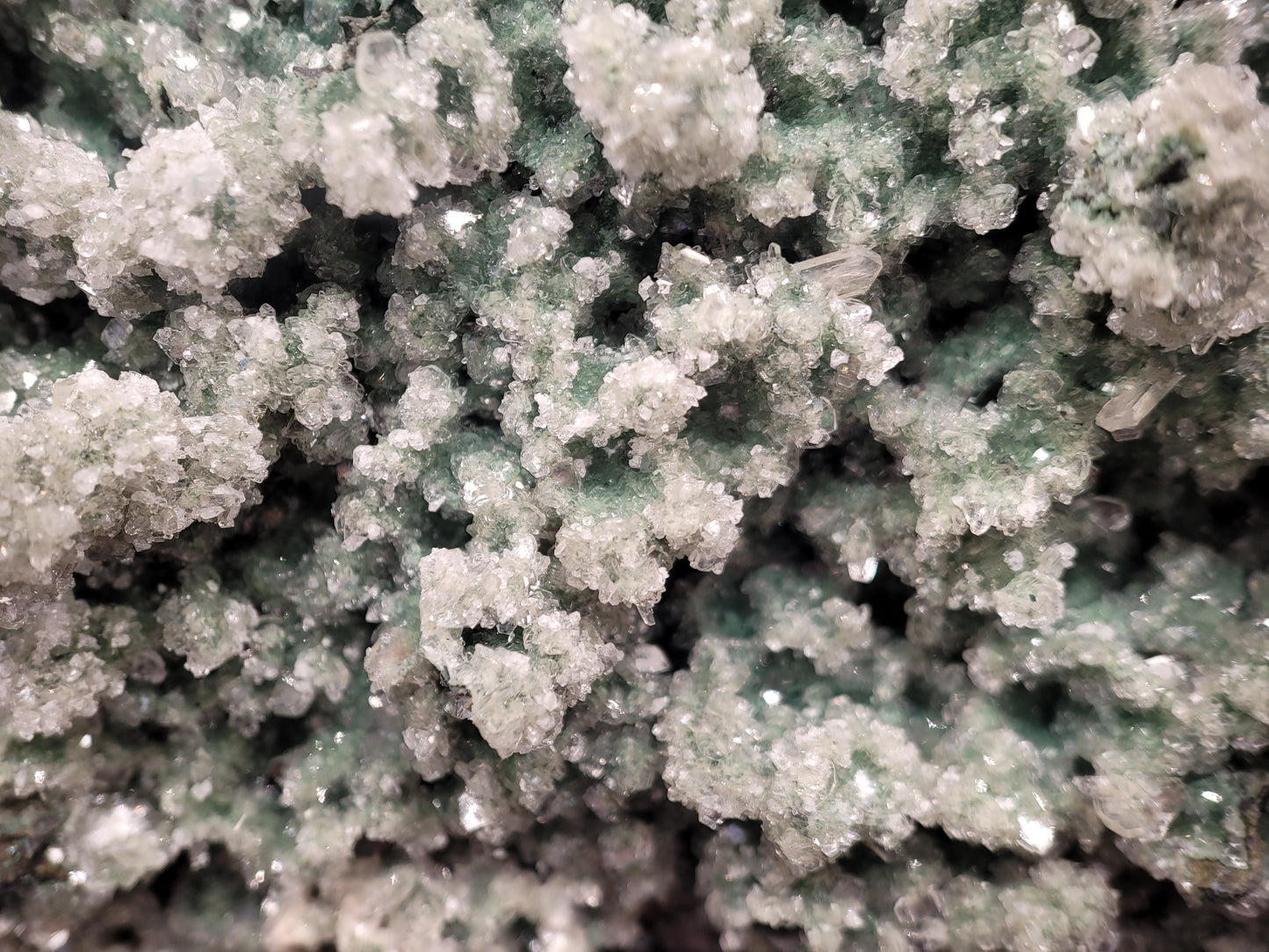 Green Apophyllite Cluster RARE FIND