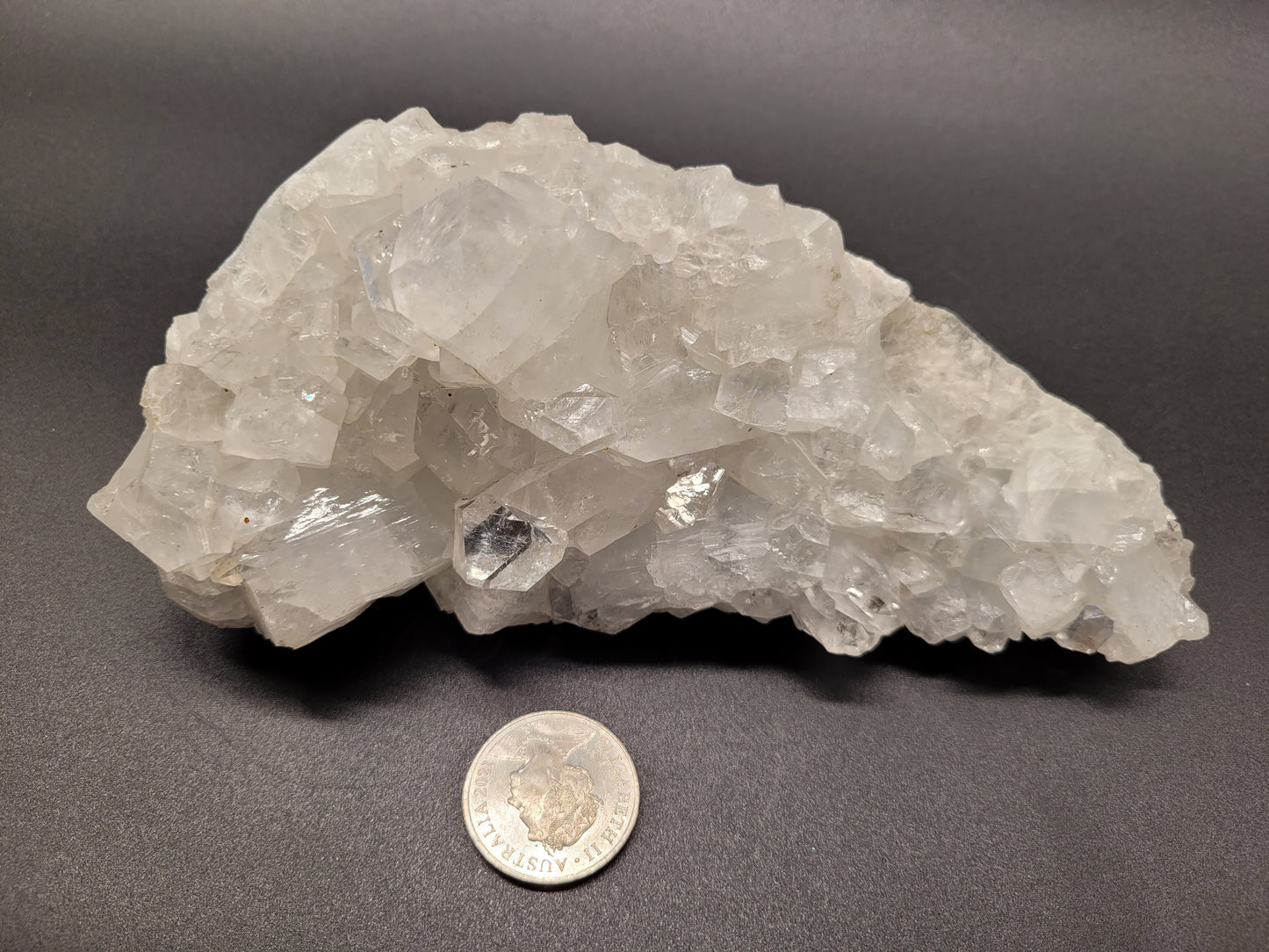 Big Clear Apophyllite Cluster