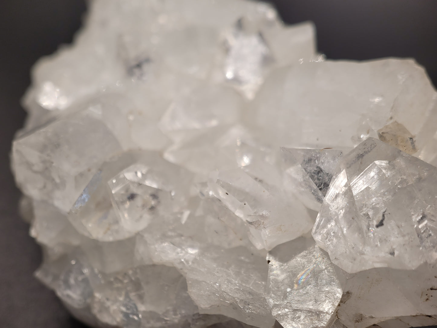 Big Clear Apophyllite Cluster