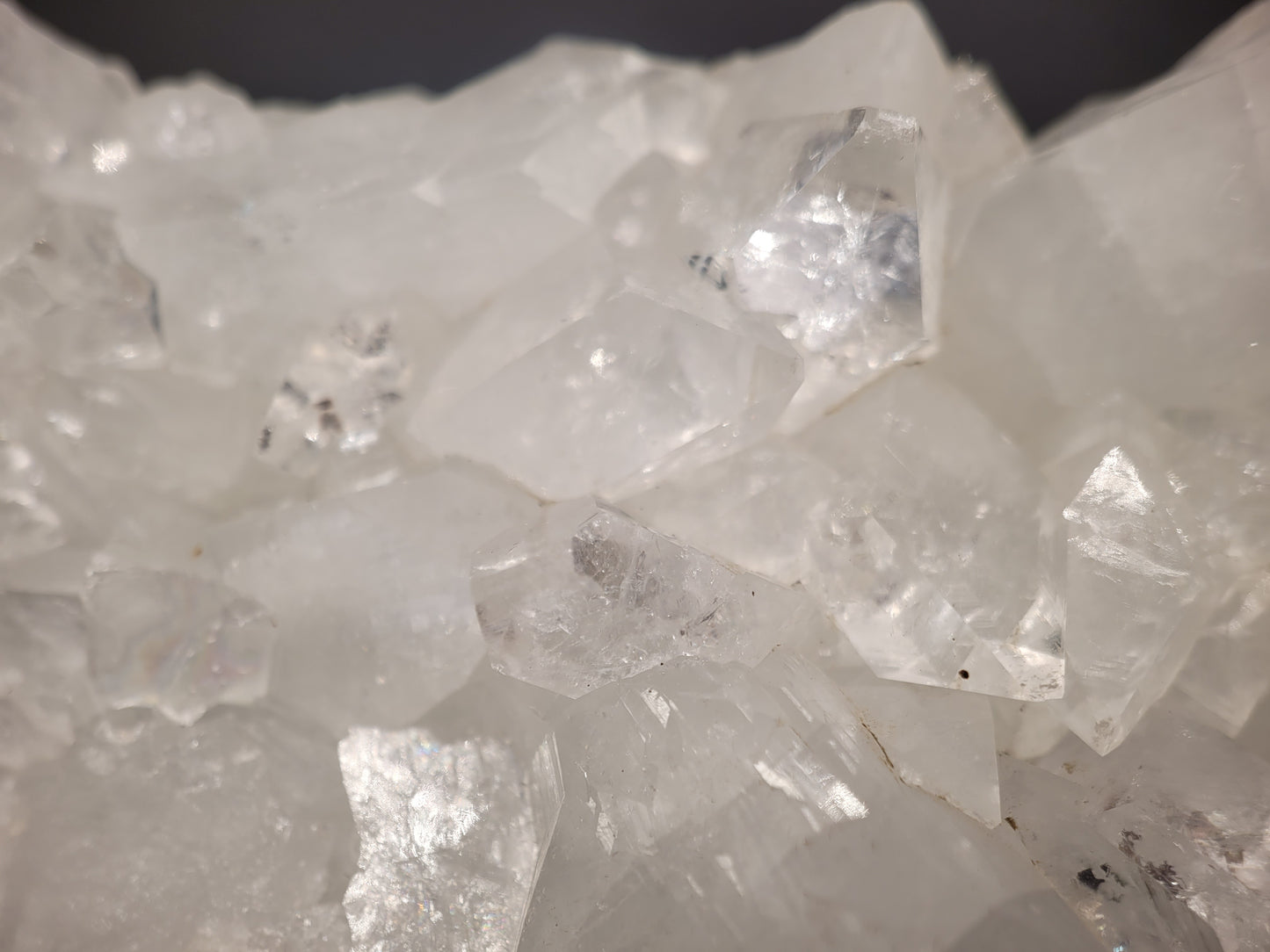 Big Clear Apophyllite Cluster