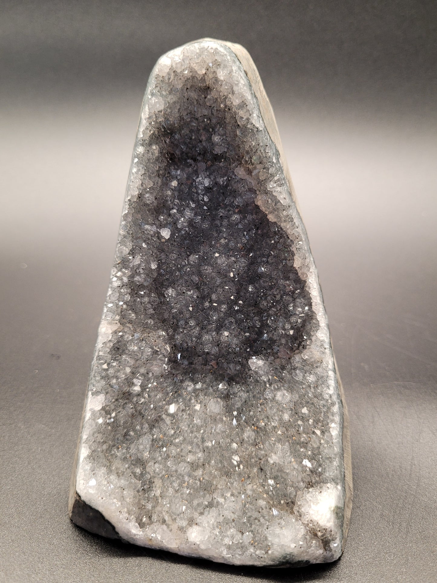 Grey Amethyst Cluster Tower