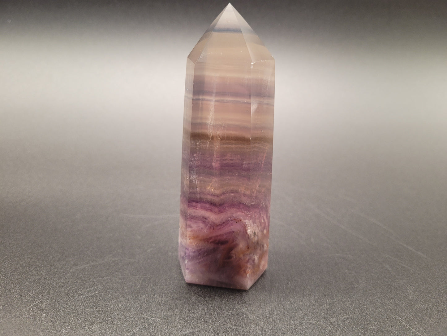 Rainbow Fluorite Point