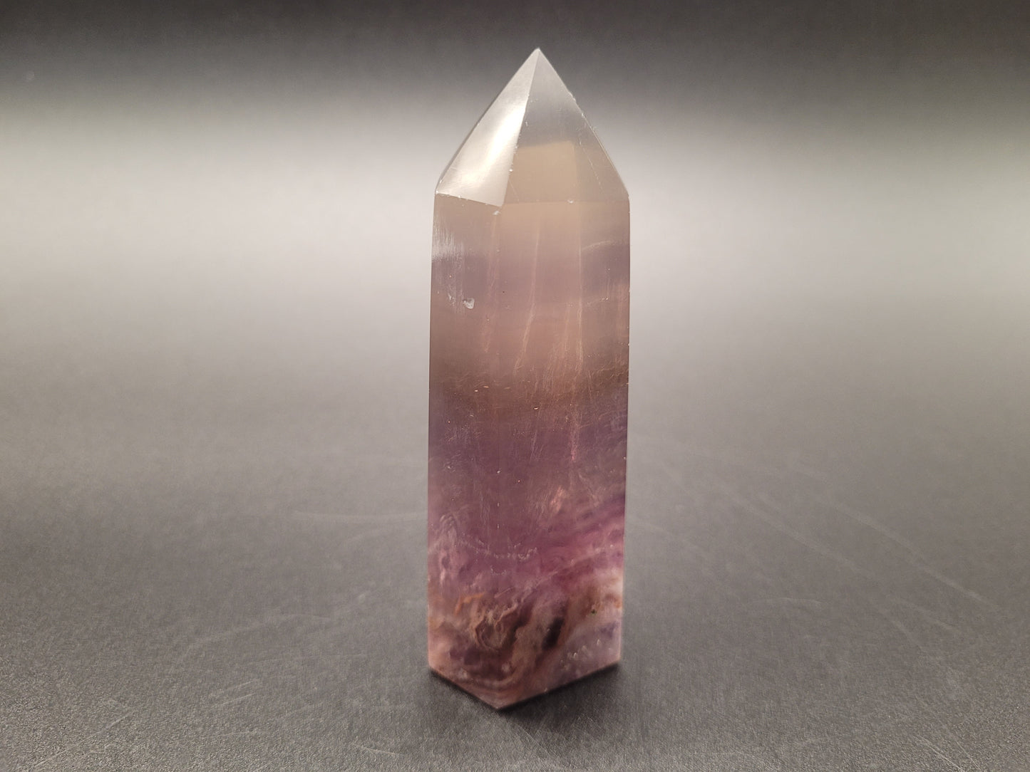 Rainbow Fluorite Point