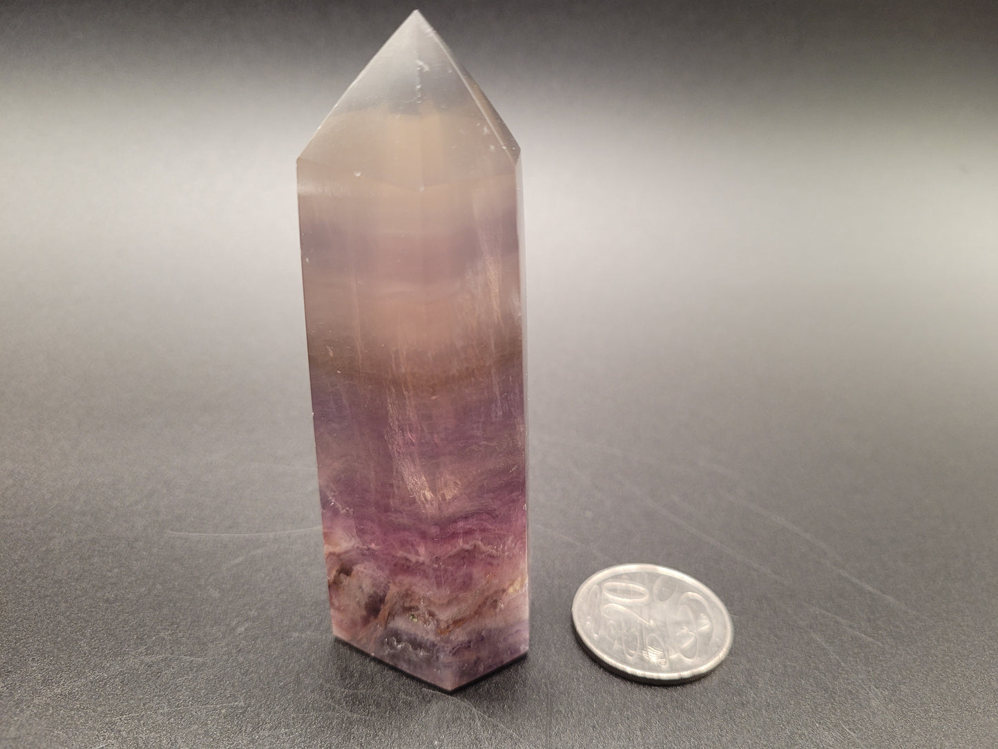 Rainbow Fluorite Point