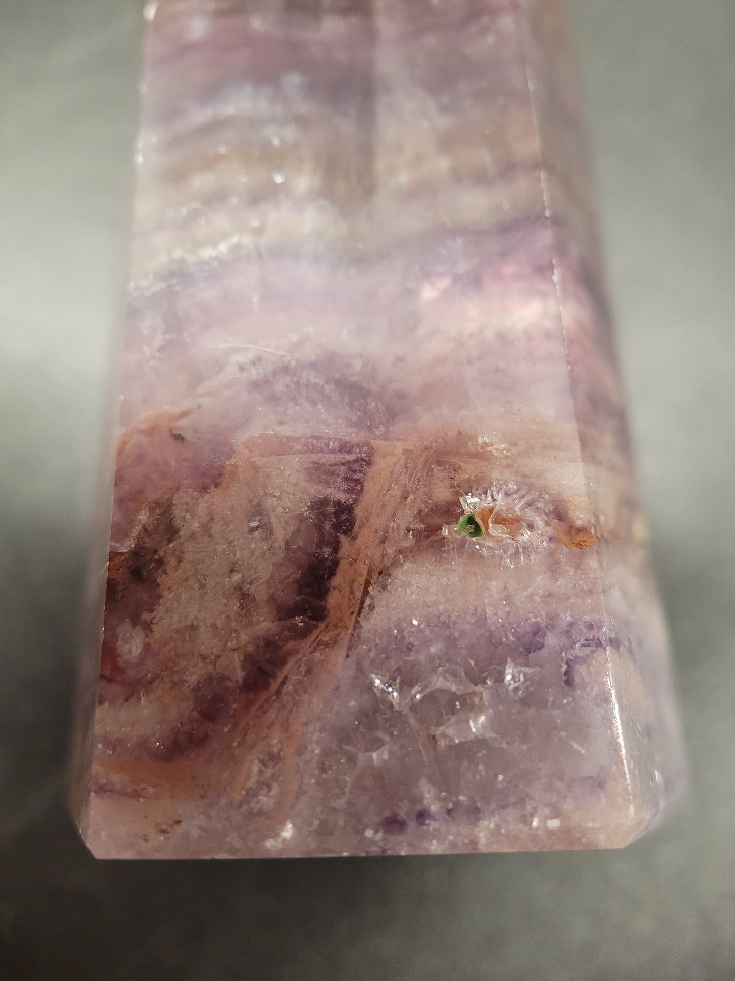 Rainbow Fluorite Point