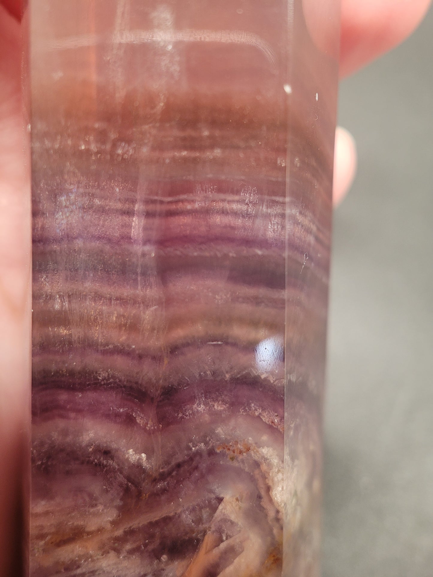 Rainbow Fluorite Point