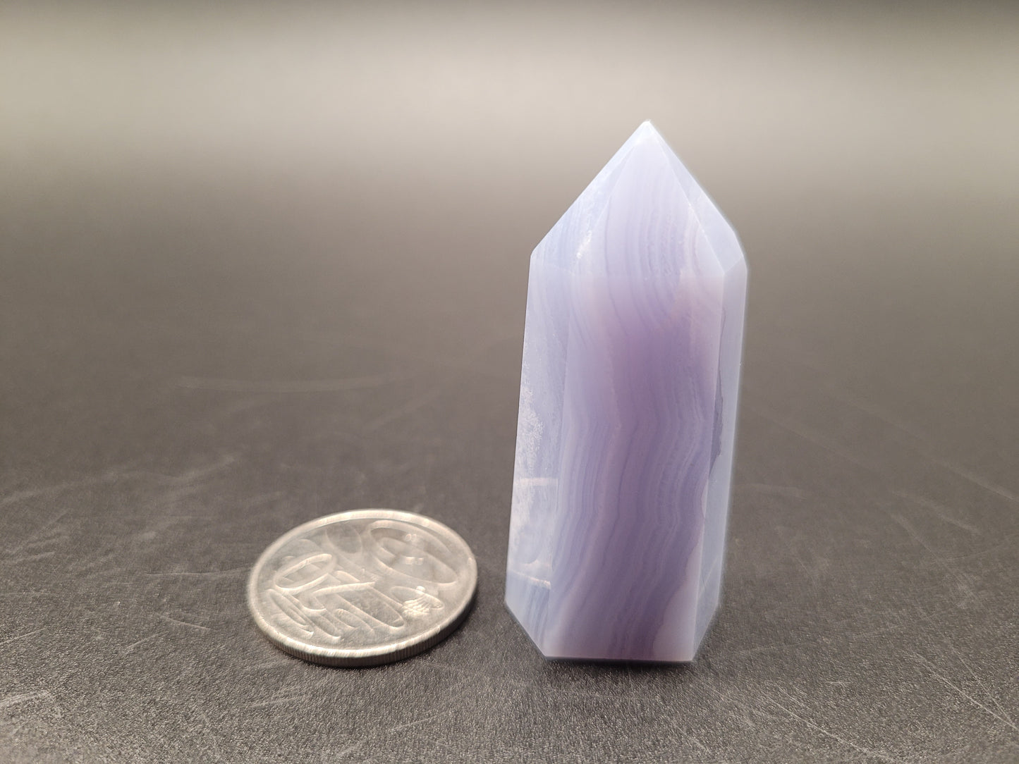 Blue Lace Agate Point