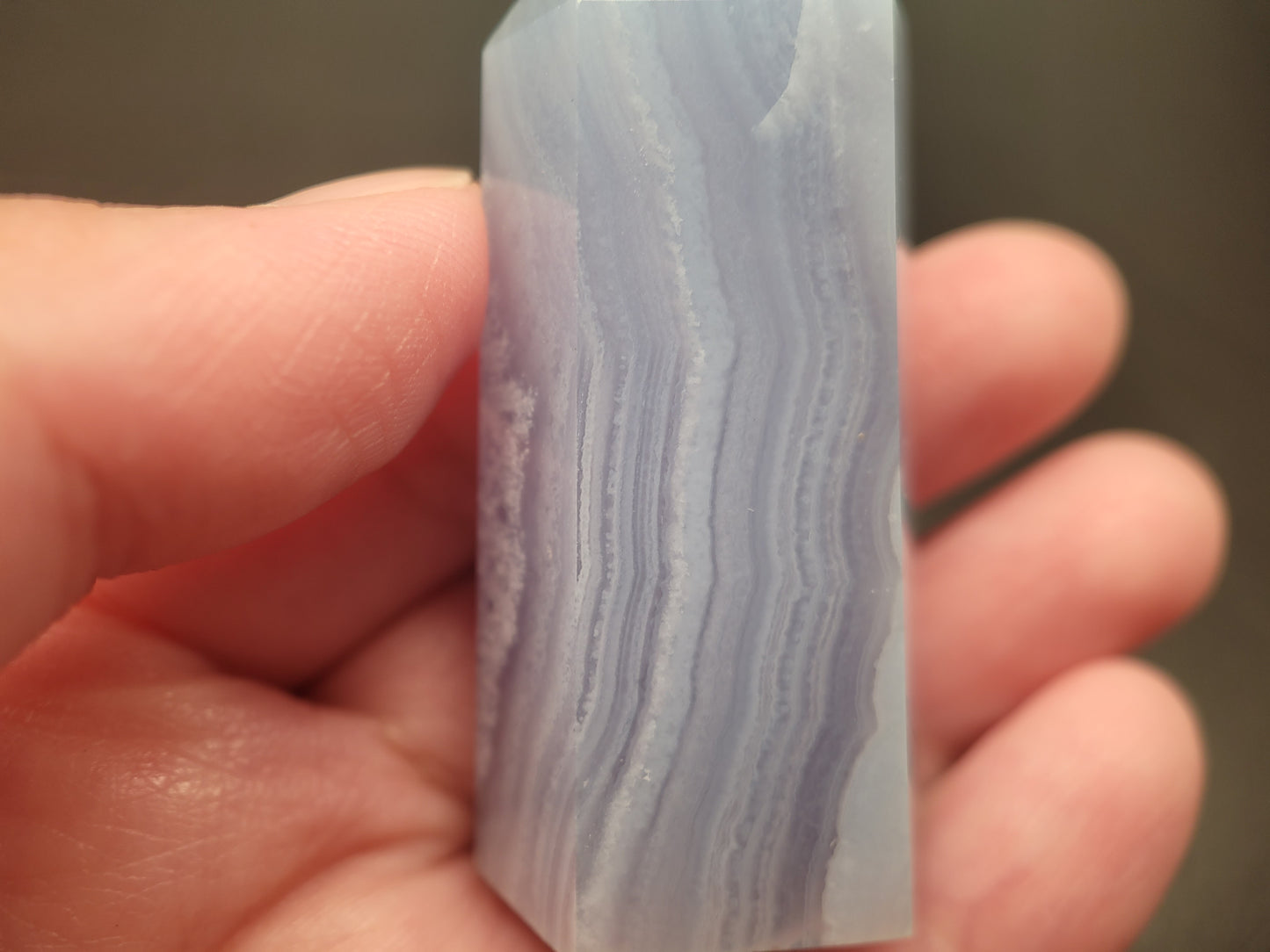 Blue Lace Agate Point