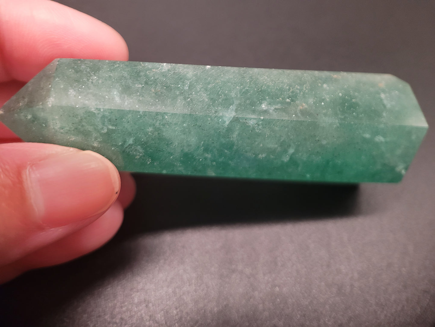 Green Fluorite Point